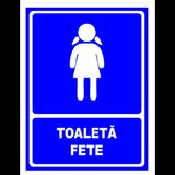 Semn de toaleta pentru fete